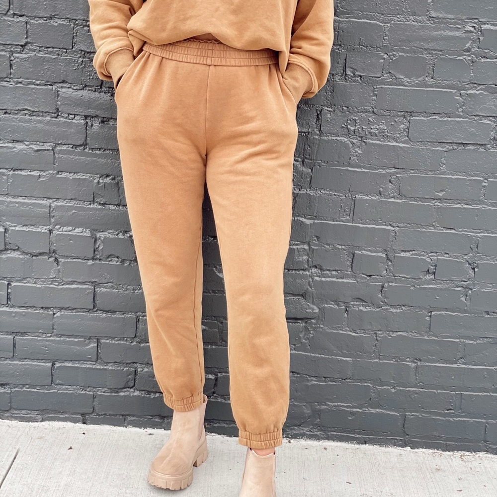 Camel Sweatpants - Picture 2 of 3